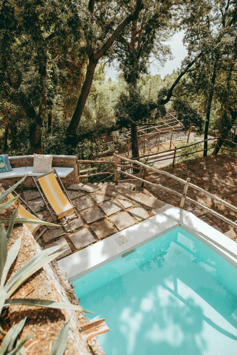 Amalfi coast rental holiday villa Torrette - pool